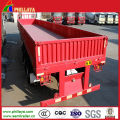 High Flat Bed Side Wall Flatbed Cargo Box Semi Trailer